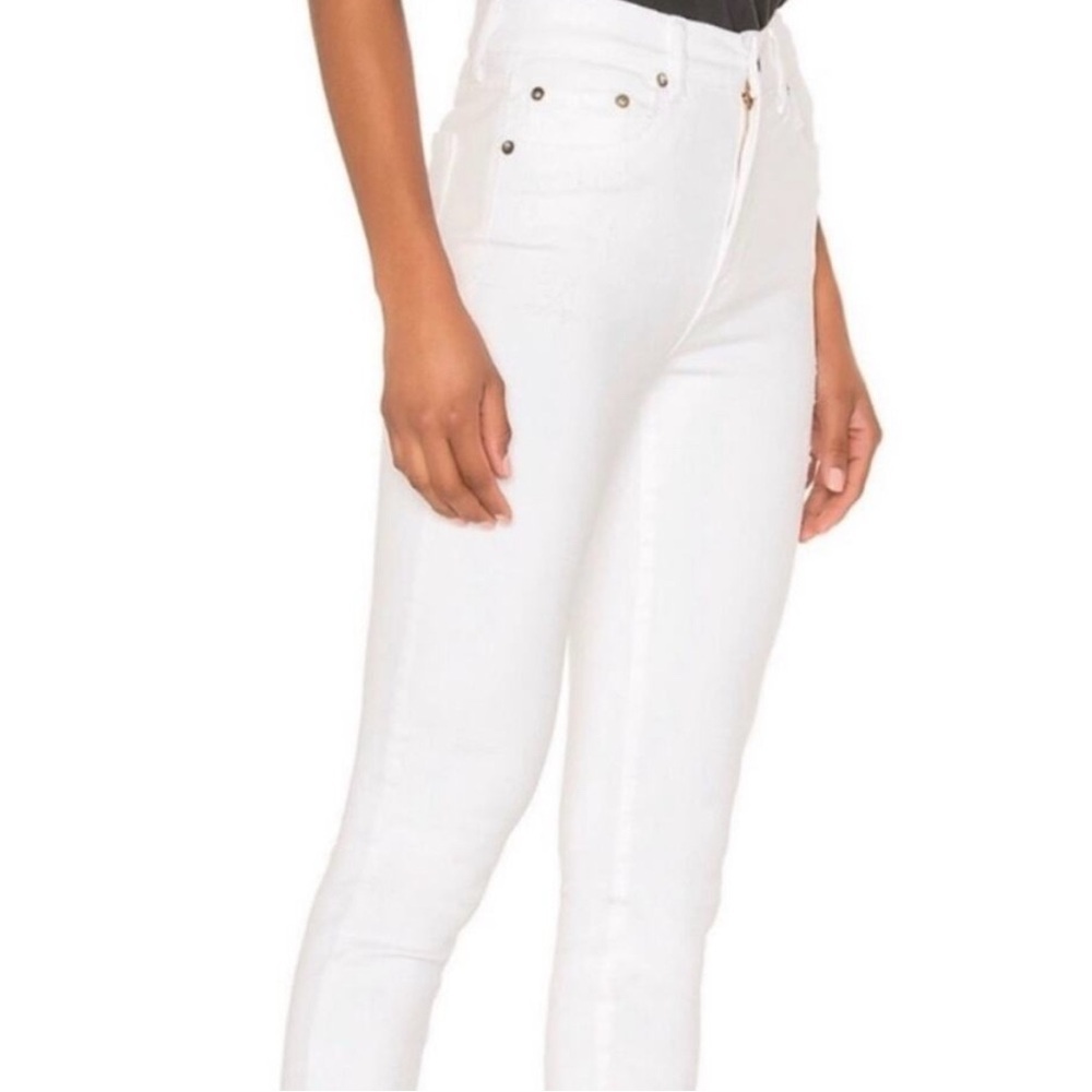 PISTOLA Jennifer Oslo White Denim Midrise Skinny Jeans Women's Size 27 - Picture 12 of 12
